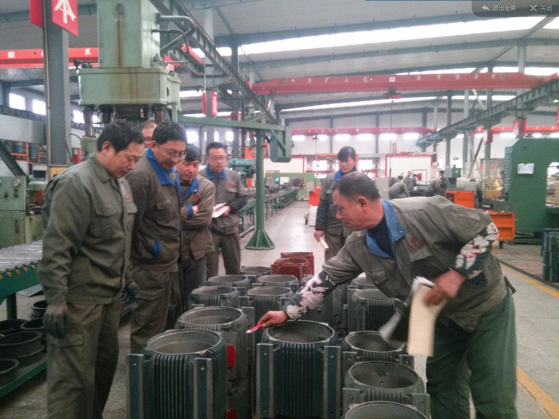 力久電機裝配車間培訓(xùn)現(xiàn)場 力久電機裝配車間培訓(xùn)現(xiàn)場