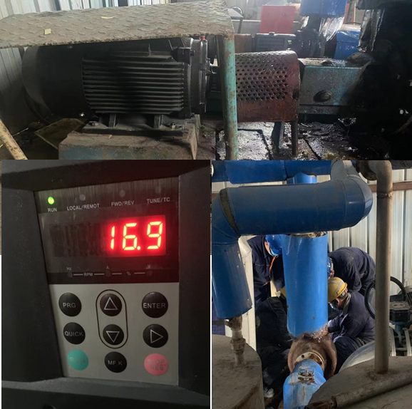 永磁變頻電機(jī)節(jié)能改造現(xiàn)場 永磁變頻電機(jī)節(jié)能改造現(xiàn)場